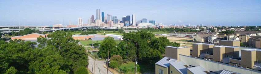 A view of Pearland, TX, whose residents can get help posting bail from All About Bail Bonds