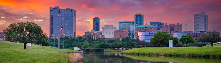Skyscrapers in Fort Worth, TX, whose tenants can get bail bonds through All About Bail Bonds