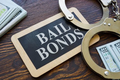 Cash and Handcuffs for Bail in Northshore, TX