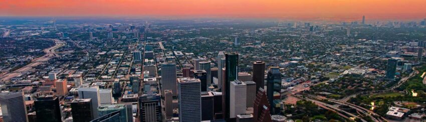 Skyscrapers in Gulfgate, TX, whose tenants can get bail bonds from All About Bail Bonds