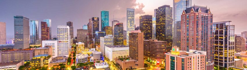 Skyscrapers in Greenway, TX, whose tenants can get 24 hour bail bonds from All About Bail Bonds