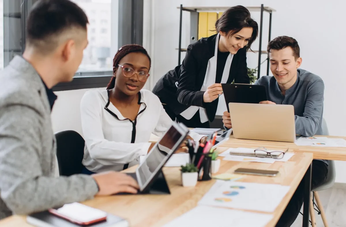 Employees of a company that uses surety bonds in Austin